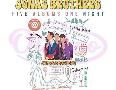 Jonas Brothers Summer In The Hamptons SVG Cutting File