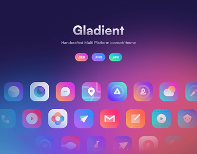 Gladient - Multiplatform Iconset