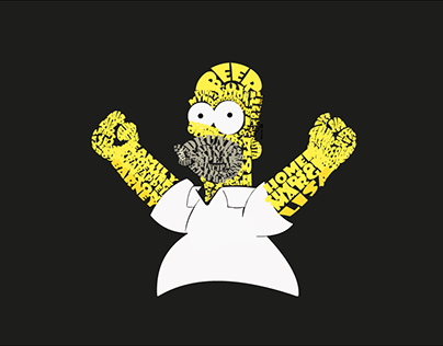 Homer Tipografia Simpson