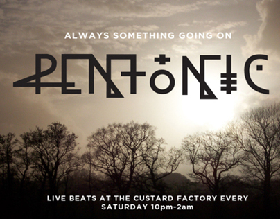 Pentonic Electronica Club by Theory Unit Graphic Design