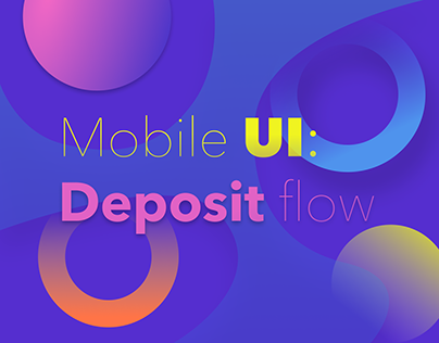 Deposit mobile UI