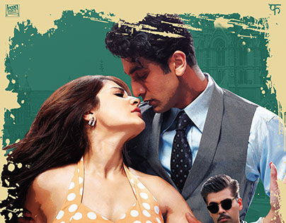 Poster for bollywood movie "Bombay Velvet"