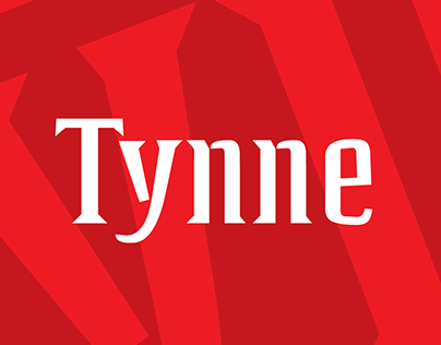 Tynne, a new Typeface from Russell McGorman