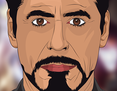 Vector Art " Tony Stark "