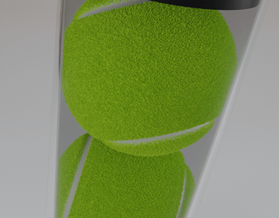 Blender Tennis Ball 3D Design
