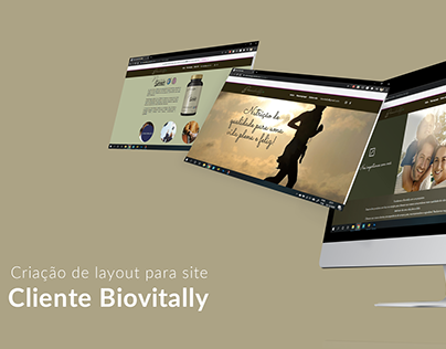 Criação e layout de Site Biovitally