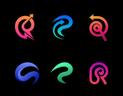 Modern R Logo folio | Modern Logo V-11 |Logo Trend 2022
