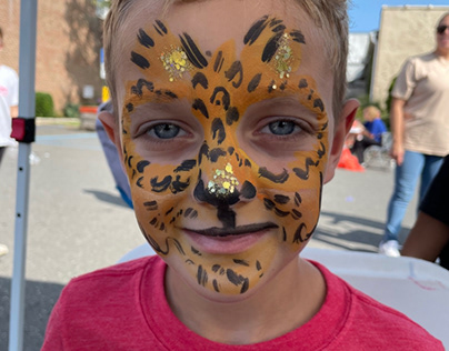 Cheetah Facepaint
