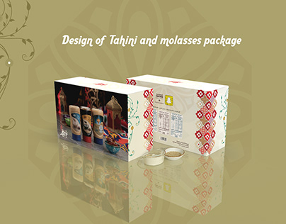 tahini and molasses packing design