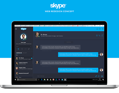 Skype Desktop App - Redesign