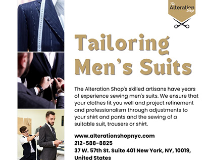Tailoring Men’s Suits | Alteration Shop