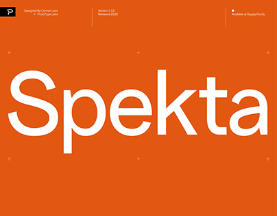 Spekta Typeface