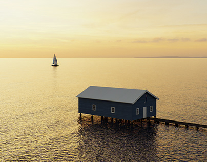 CGI - Blue Boat House
