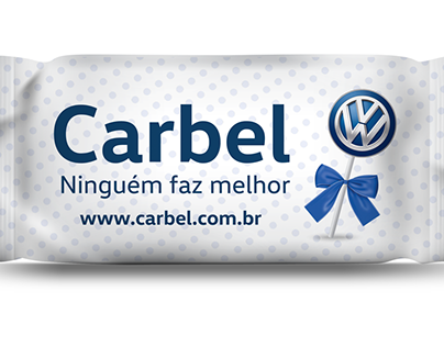 Embalagens para material promocional da Carbel