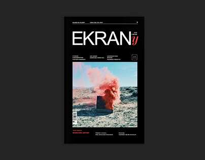 EKRANy (SCREENs) Magazine - Editorial redesign