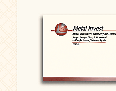 Metal Invest — разработка логотипа и фирменного стиля