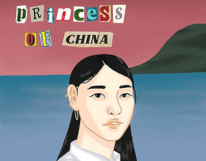 Princess of China - Coldplay single cover