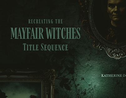 Recreating the Mayfair Witches title sequence