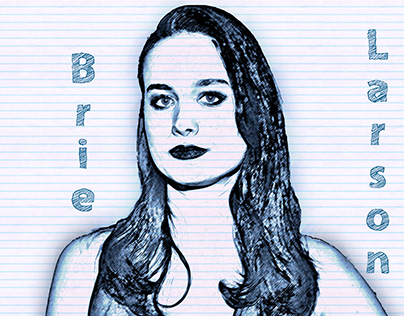 Brie Larson sketch effect