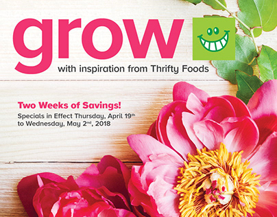 Thrifty Foods Floral Flyer Insert