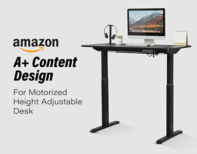 A+ Content Design for Motorized Height Adjustable Desk