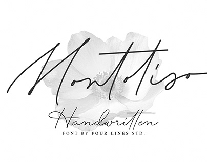 Montoliso// Handwritten Signature Font