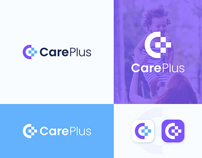Care Plus Logo, Healthcare Logo Design