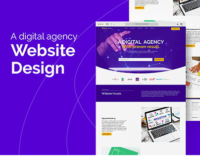 A digital marketing agency website