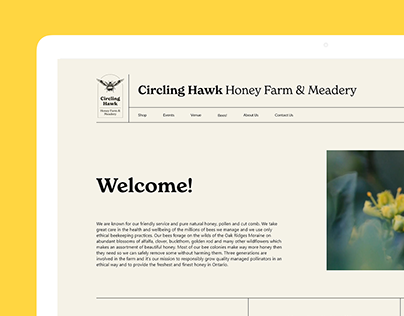 Circling Hawk Honey Farm & Meadery Rebrand