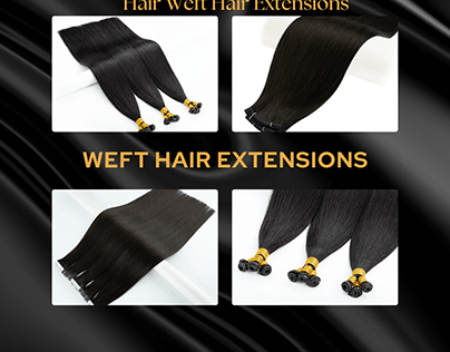 Unlock Beauty with Gomes Fine Hair Weft Hair Extensions