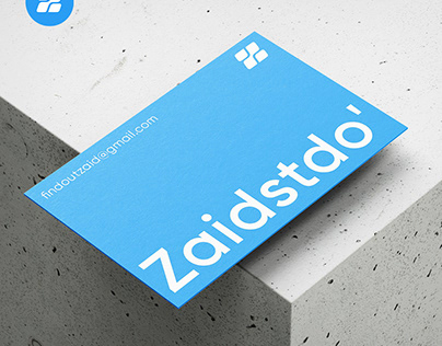 Zaidstdo'| Branding | Business Card