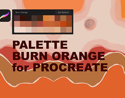 Palette Burn Orange for Procreate