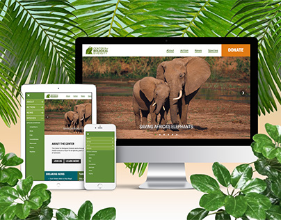 Center for Biological Diversity Website Redesign