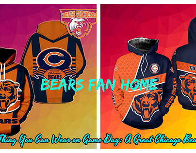 NFL Chicago Bears Hoodie 3D New collect