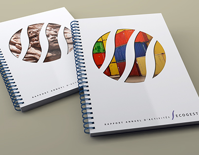 Annual reports, visual identity for a financial auditor