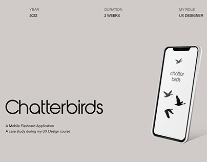 Chatterbirds UX Design - Case Study