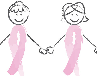 Digital art - Poster for Breast Cancer Awareness