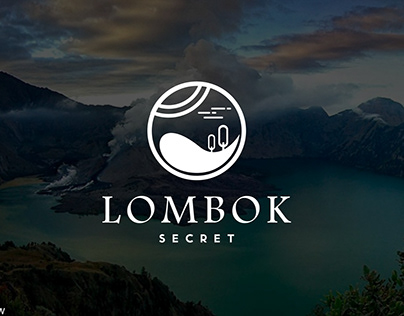 Lombok Secret Logo Design | Travel Logo