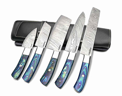 Handmade Damascus Steel Chef Knives