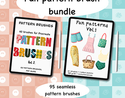 Fun pattern brush bundle for Procreate
