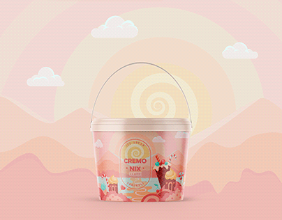 Design of ice cream "CREMO NIX"