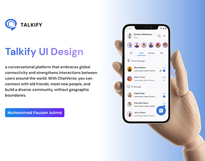 Project thumbnail - Talkify UI Design