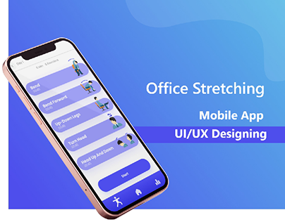 Office Stretching App | UI/UX Design