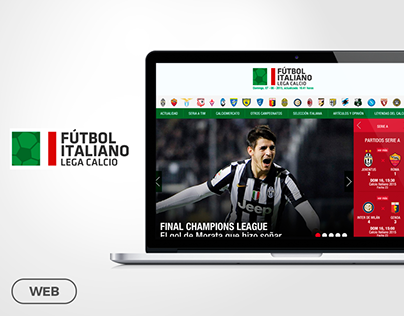 Website Design - Fútbol Italiano