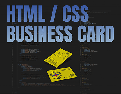 Business card and HTML/CSS coding basics