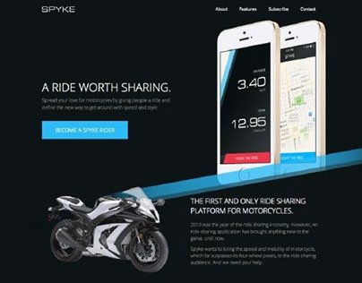 Spyke - Motorcycle Ride Sharing