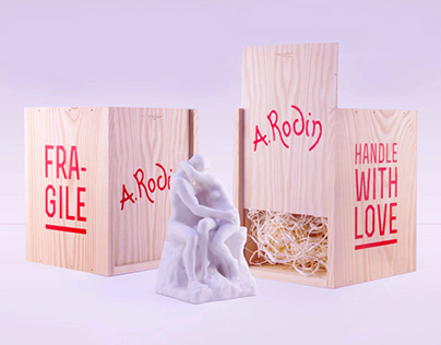 Rodin Museum Paris - sculpture packaging / box