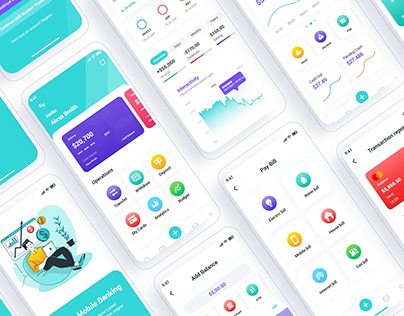 Hump Mobile Banking App UI Template