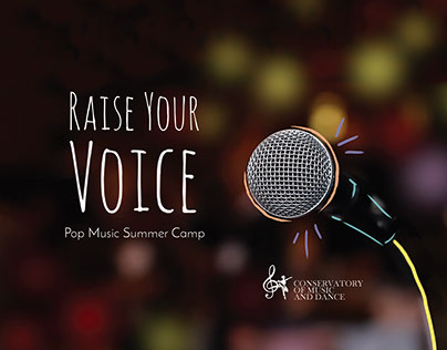 "Raise Your Voice" Post Card