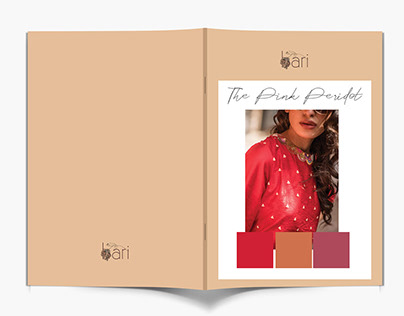 Catalog design for the label Bari Jaipur.